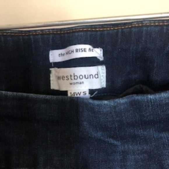 Westbound Pull-on Stretchy Ankle-length Jeans - Picture 2 of 4